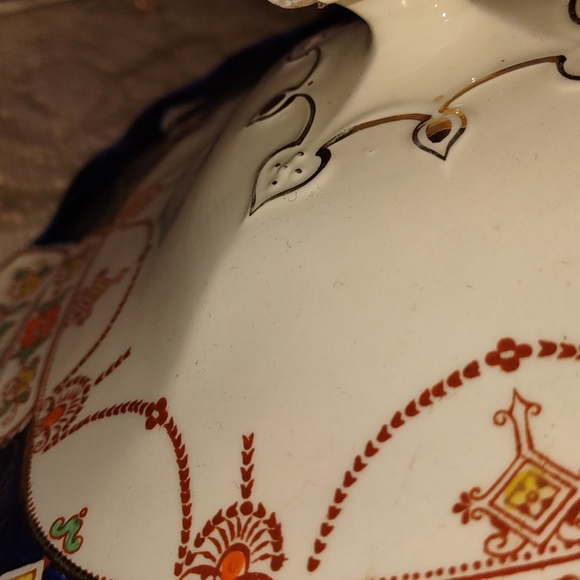 ( 2 ) Lidded Serving Dishes : Vintage 1930's Myott Sons &   Co , Imari - Picture 11 of 11